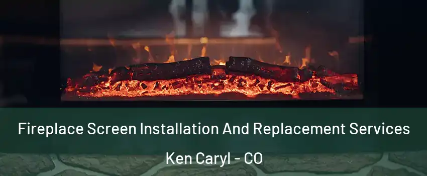  Fireplace Screen Installation And Replacement Services Ken Caryl - CO