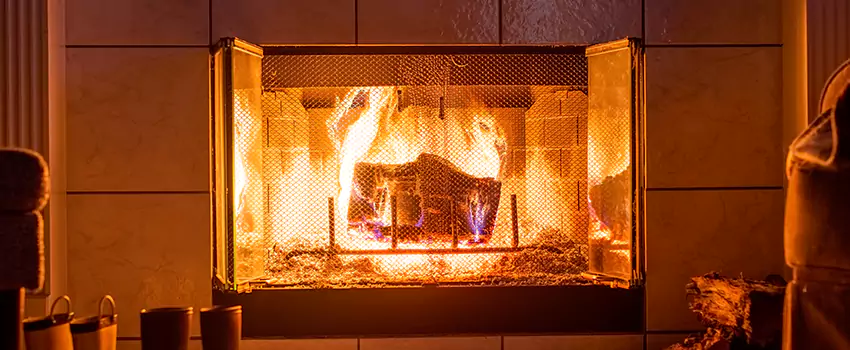Mendota Hearth Landscape Fireplace Installation in Ken Caryl, Colorado
